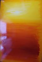 My Sunset - Oil On Canvas Paintings - By Chiara Montorsi, Expressionism Painting Artist