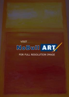 Landscape - My Rothko Sunset - Oil On Canvas