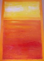 My Rothko Sunset - Oil On Canvas Paintings - By Chiara Montorsi, Expressionism Painting Artist