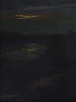 In The Night - Oil On Canvas Paintings - By Elena Marinez, Dark Art Painting Artist