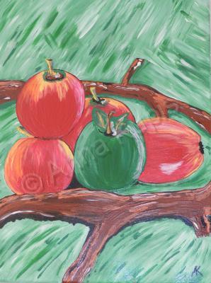 Nature - Apples - Acrylic On Canvas