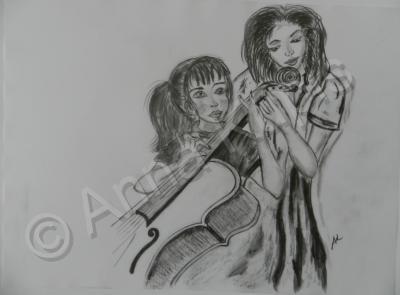 Sketch - Passion For Music - Pencil