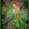 02685 - Acrylic On Canvas Paintings - By Kathleen Bellows, Whimsical Figurative Design Painting Artist