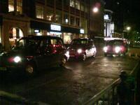 3 Taxis In Soho - Digital Photography - By Erin Bennett, Realism Photography Artist