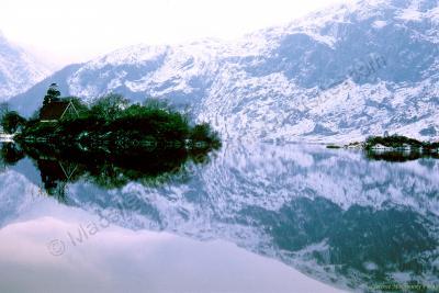 Landscape - St Finbarres Oratory - Gouganbarra - Ireland - Digital