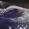 Magenta Moon Rays - Oil On Hardboard Paintings - By Wayne French, Realism Painting Artist