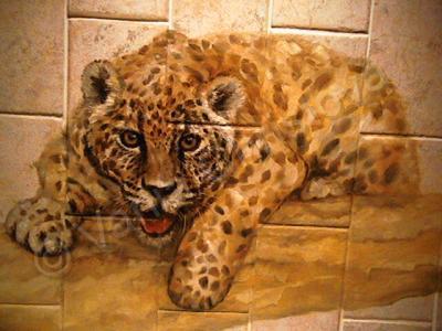 Murals - Jaguar - Oils