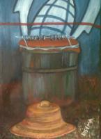 Basotho Still Life - Kit And Hat - Acrylic On Canvas