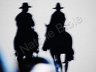 Abstract - Cowboys In The Night - Photography