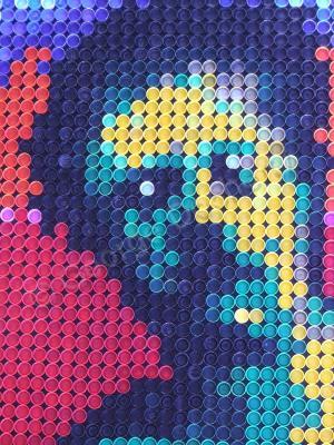 Mosaic - Self Portrait - Plastic