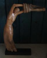 Venus Rising Or Venus In Winter - Wood Sculptures - By George Docherty, Sculpture Sculpture Artist