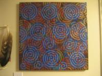 Full Circle - Acrylic Paintings - By Metis Artist, Abstract Painting Artist