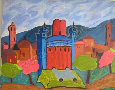 Judaica - The Arc - Acrylic On Canvas