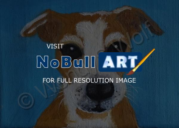 Animals - Bud - Oil Canvas Board