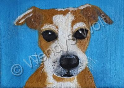 Animals - Bud - Oil Canvas Board