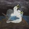 Wayfarers - Pastel Penpastel Pencil Drawings - By Wendys Wolf, Impressionist Drawing Artist