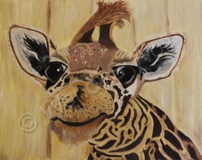 Animals - Baby G - Oil On Canvas