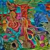 Reverie - Oil On Canvas Paintings - By Joelle Chalin, Expressionist Painting Artist