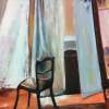 Chairs In A Room - Colors Paintings - By Louis Loo, Impressionism Painting Artist