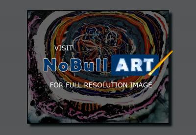Paintings - Nebula - Latex On Canvas