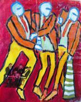 Gst - 1 - Desparate Men - Oil On Paper