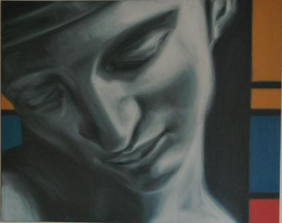 Museum Series - In The Museum 4 - Oil On Linen