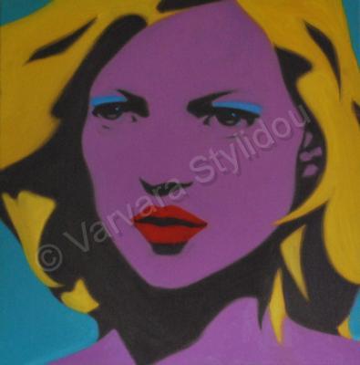 Pop Art - Kate Moss - Oil On Linen