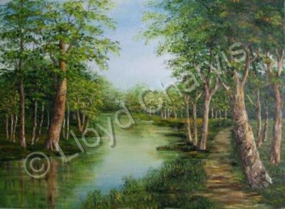 Landscape - Solitude - Oil On Canvas