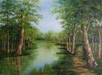 Landscape - Solitude - Oil On Canvas