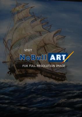 Ships - Gallion 2 - Oil On Canvas