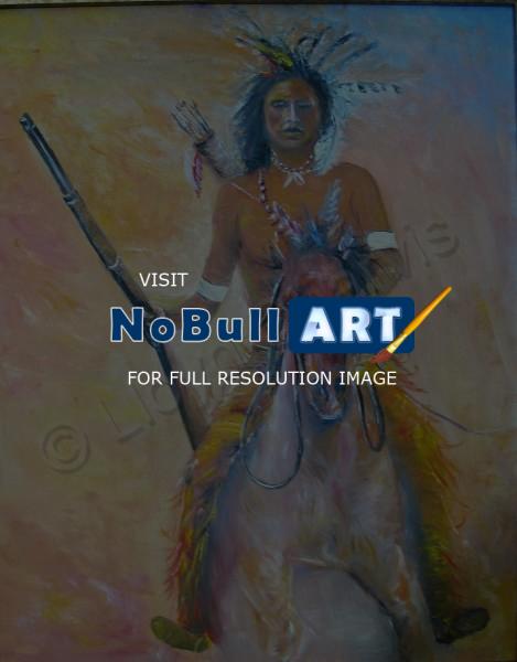 Tribal - 887 - Oil On Canvas