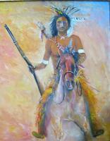 Tribal - 887 - Oil On Canvas