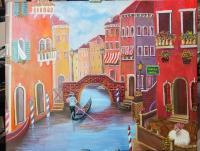 Landscape - Venice - Oil On Canvas