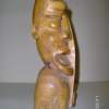 Shouter - Cottonwood Root Sculptures - By Robin Williamson, Hand Carving Sculpture Artist