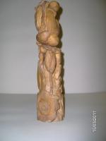 The Necture - Cottonwood Root Sculptures - By Robin Williamson, Hand Carving Sculpture Artist