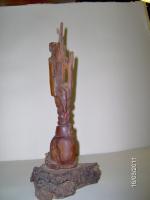 Desert Rising - Cottonwood Root Sculptures - By Robin Williamson, Hand Carving Sculpture Artist