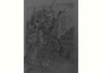 Pencil Illustration - Pencil Steam-Punk Man - Pencil