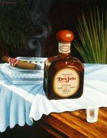 Still Life - The Don Romeo And Julieta - Oil On Canvas