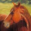 Slims Horse - Oil On Canvas Paintings - By Robert Goldsberry, Realism Painting Artist