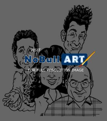 Caricature - Seinfeld - Ink