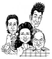 Seinfeld - Ink Other - By Alan Mac Bain, Cartoon Other Artist