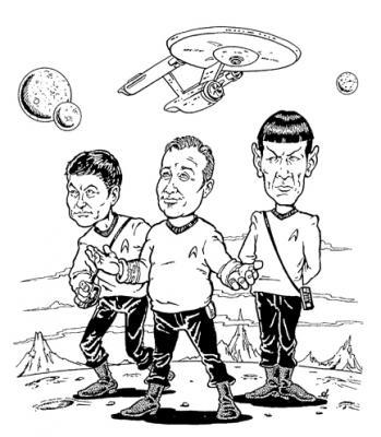 Caricature - Star Trek - Ink