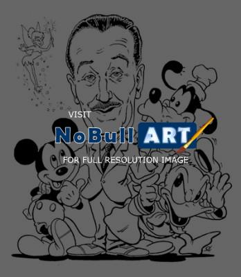 Caricature - Uncle Walt - Ink