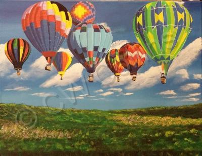 Outdoors - Up Up And Away - Acrylic