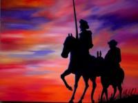 El Hombre De La Mancha - Oil On Canvas Paintings - By Peter Seminck, Realism Painting Artist