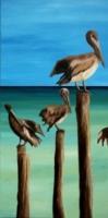 Key Biscayne - Oil On Canvas Paintings - By Peter Seminck, Realism Painting Artist