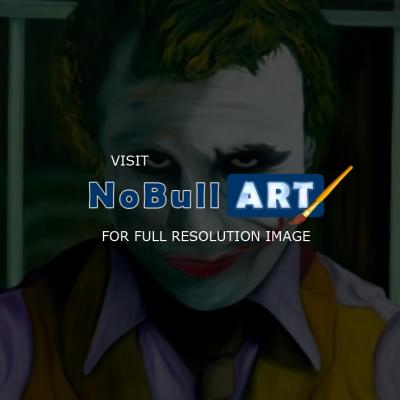 People - The Joker - Oil On Canvas