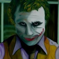 The Joker - Oil On Canvas Paintings - By Peter Seminck, Realism Painting Artist