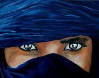 Touareg - Oil On Canvas Paintings - By Peter Seminck, Realism Painting Artist