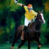 Polo Player - Oil On Canvas Paintings - By Peter Seminck, Realism Painting Artist